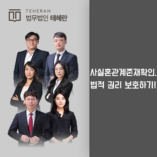 사실혼관계존재확인의소